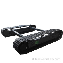 Chassis per tracciamento in acciaio resistente per attrezzature da costruzione